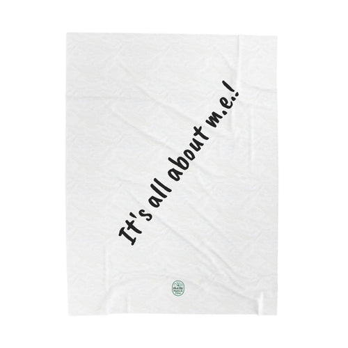 Blanket - It's all about m.e.! Velveteen Cozy Plush Throw
