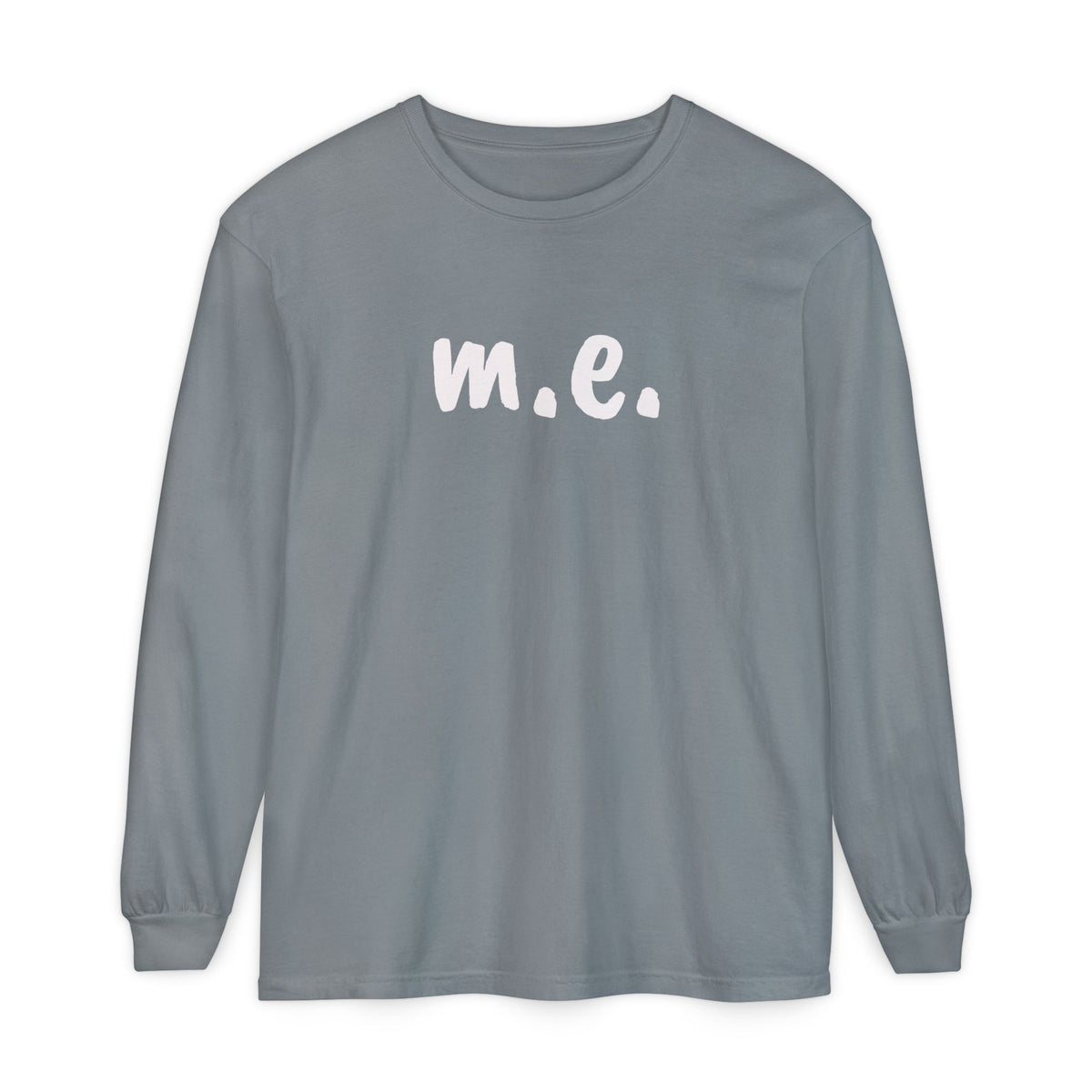 T-Shirt - Unisex Long Sleeve - m.e. - White Lettering