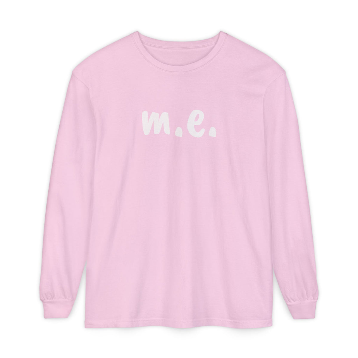 T-Shirt - Unisex Long Sleeve - m.e. - White Lettering
