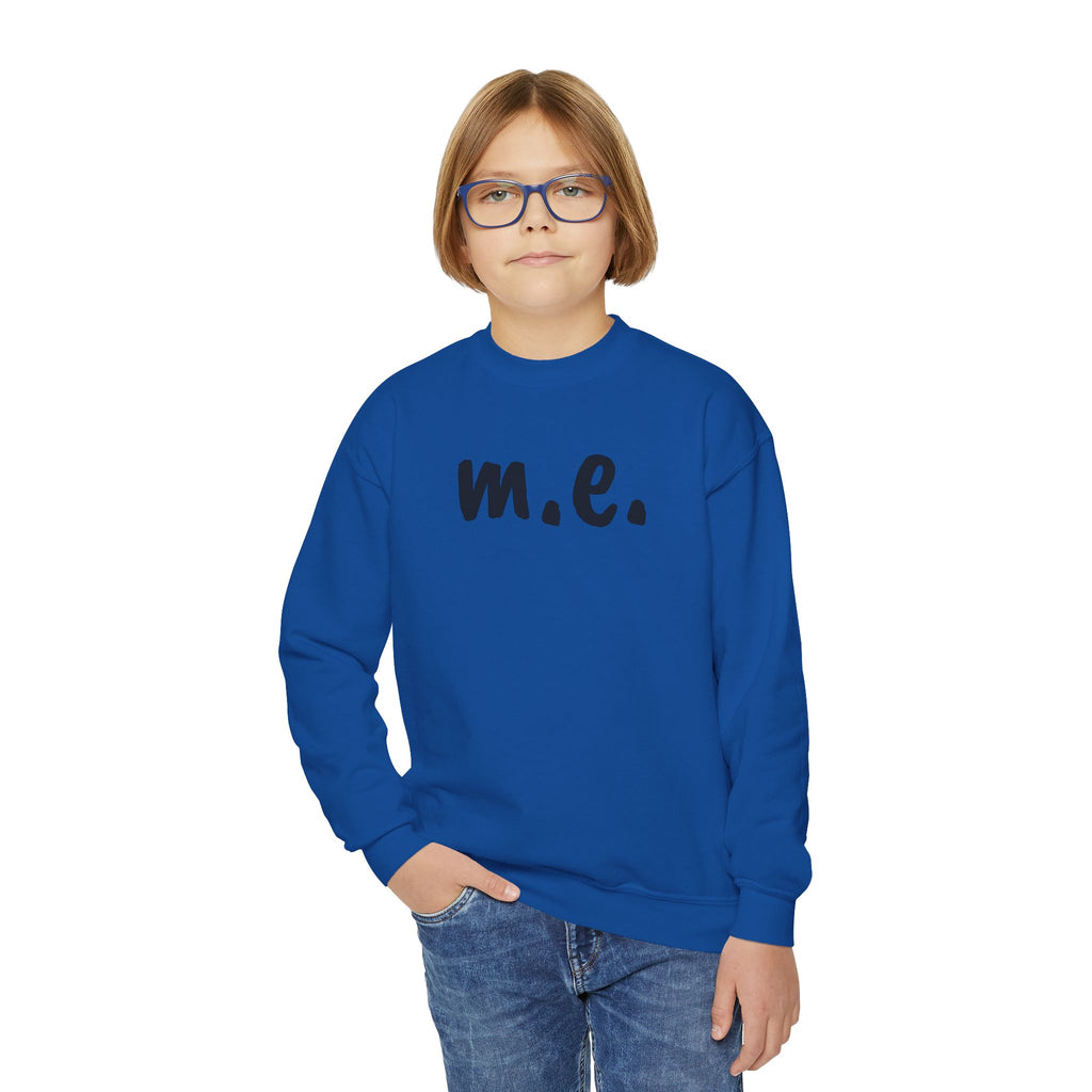 Sweatshirt - Youth Crewneck - It's all about m.e.! - Black Lettering