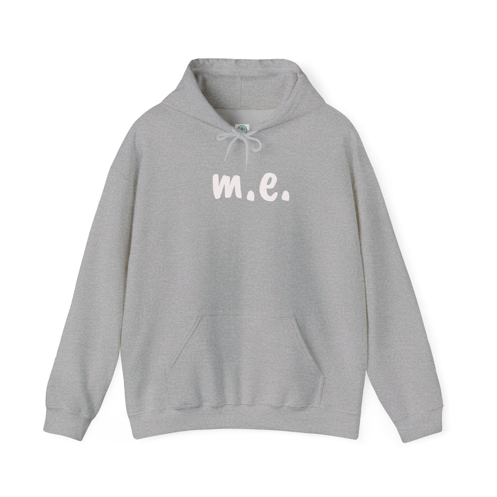 Hoodie - m.e. - White Lettering