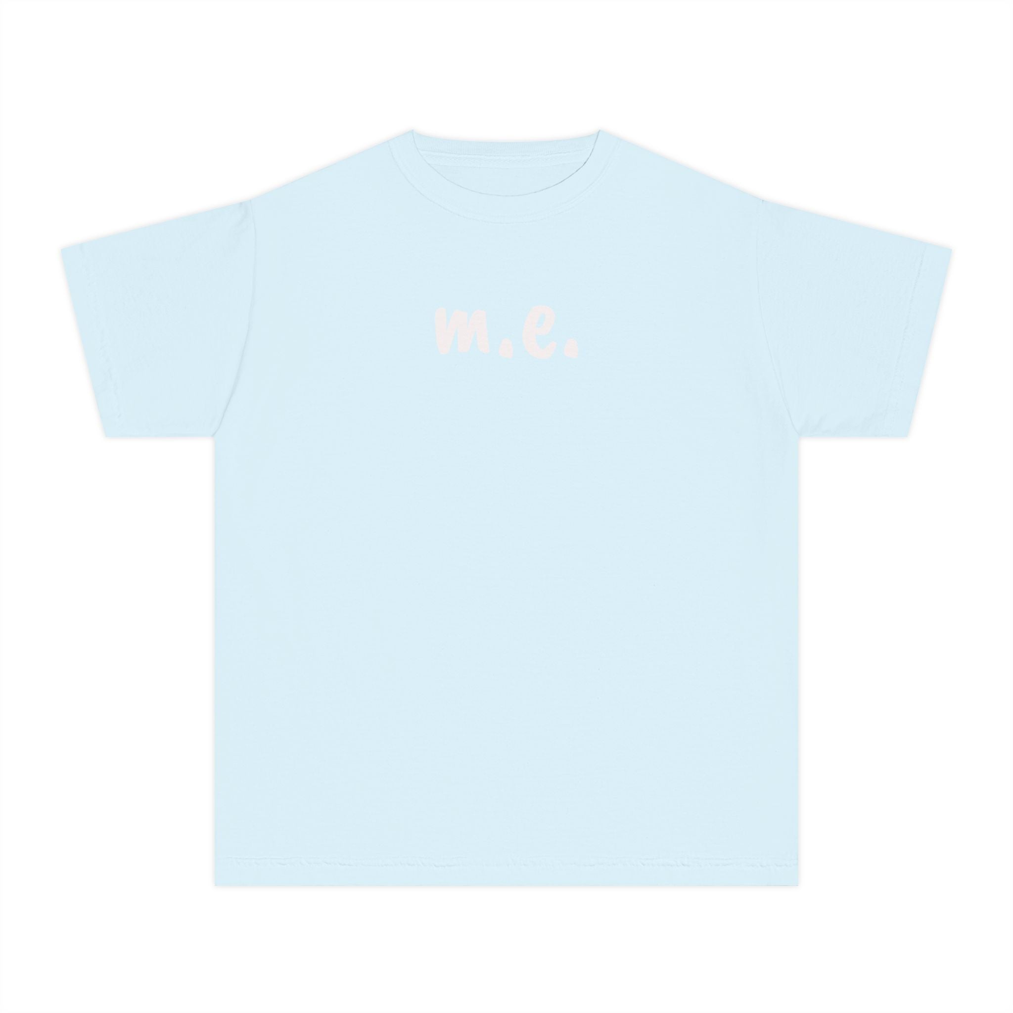 T-Shirt - m.e. - Fun Tee for kids - Black Lettering