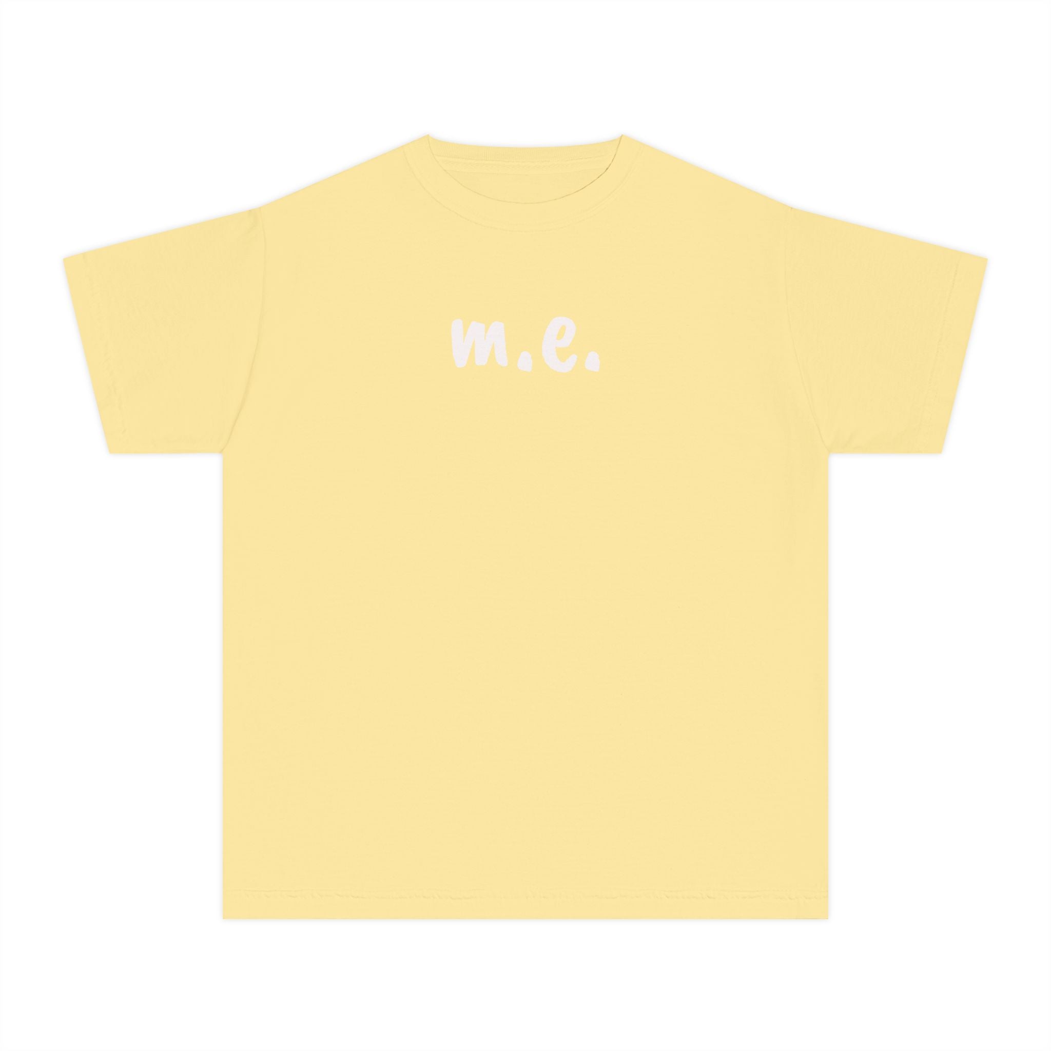 T-Shirt - m.e. - Fun Tee for kids - Black Lettering