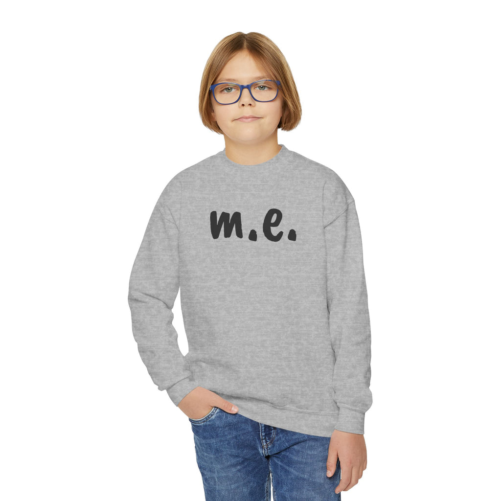 Sweatshirt - Youth Crewneck - It's all about m.e.! - Black Lettering