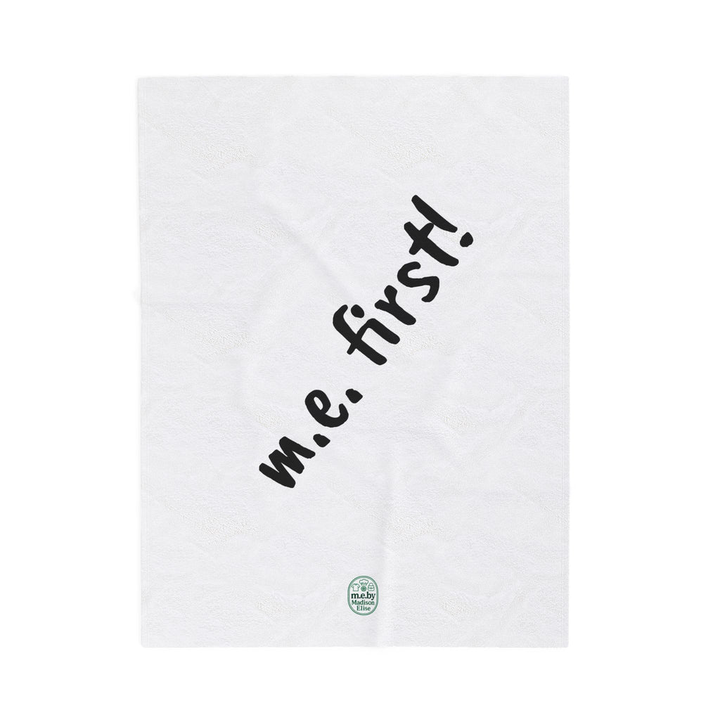 Blanket - m.e. first! - Velveteen Cozy Plush Throw