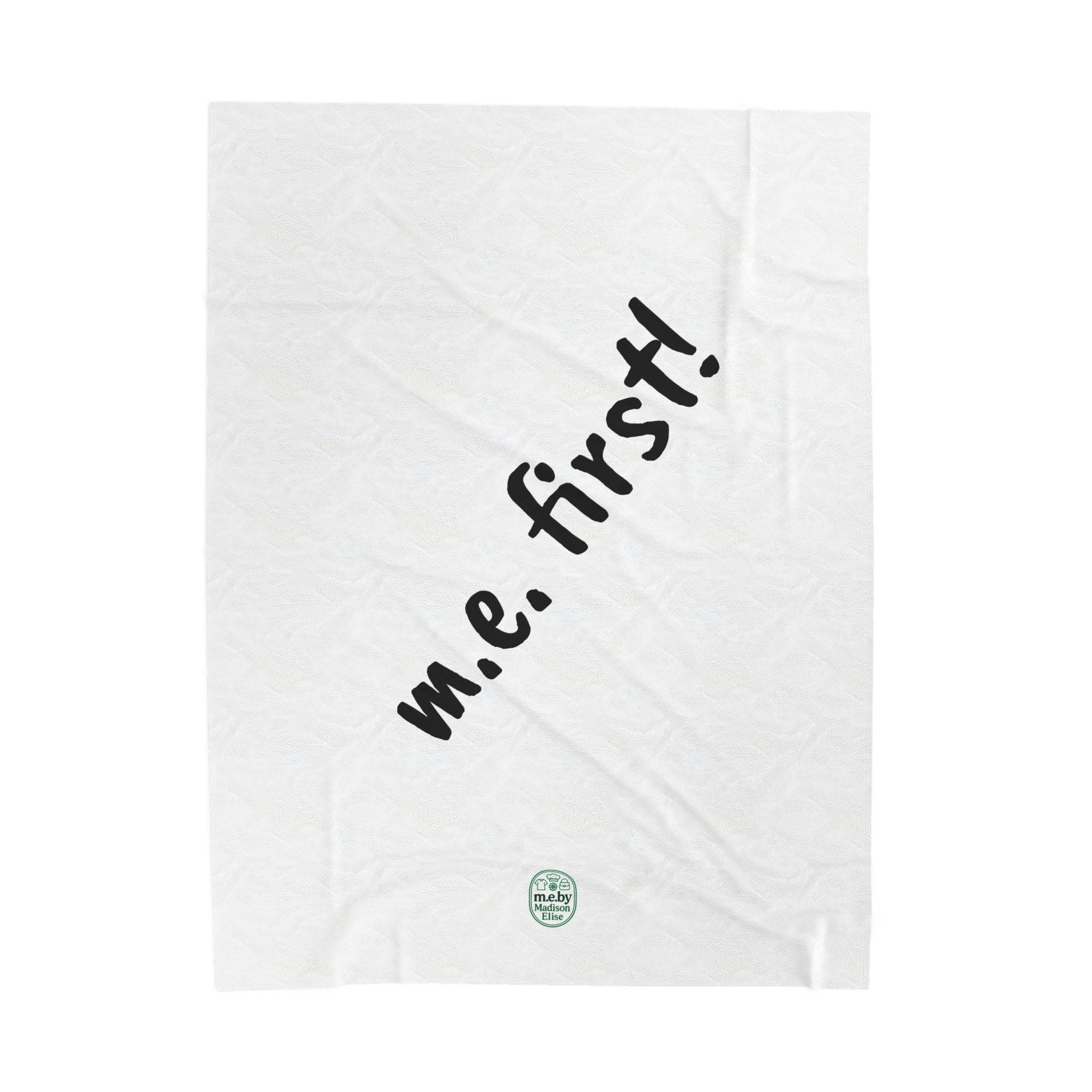 Blanket - m.e. first! - Velveteen Cozy Plush Throw