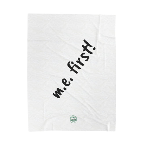 Blanket - m.e. first! - Velveteen Cozy Plush Throw