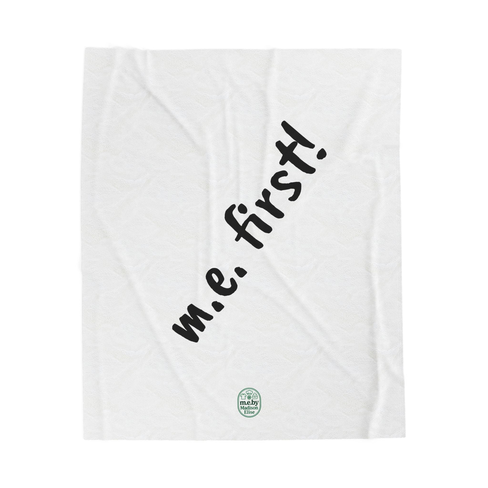Blanket - m.e. first! - Velveteen Cozy Plush Throw