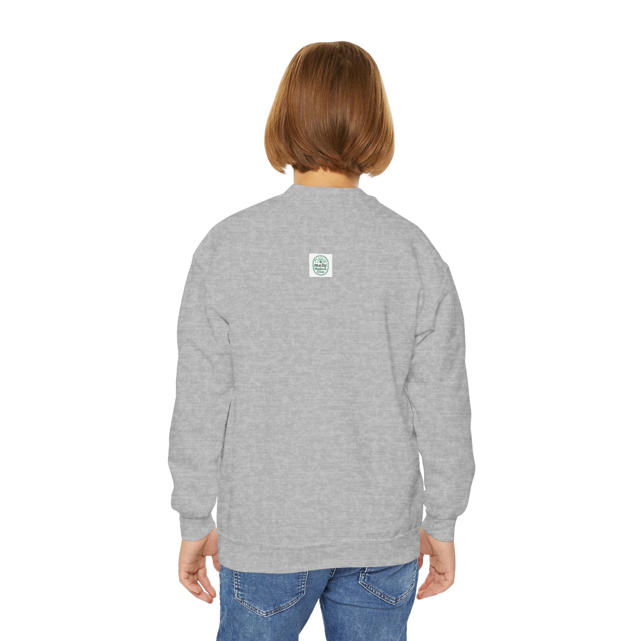 Sweatshirt - Youth Crewneck - It's all about m.e.! - Black Lettering