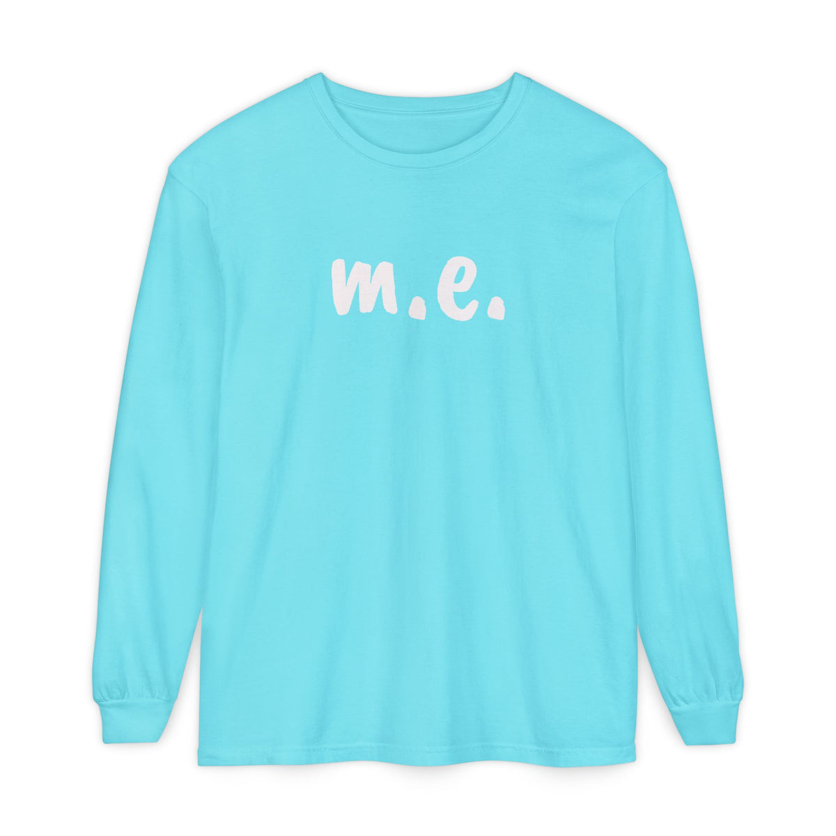 T-Shirt - Unisex Long Sleeve - m.e. - White Lettering