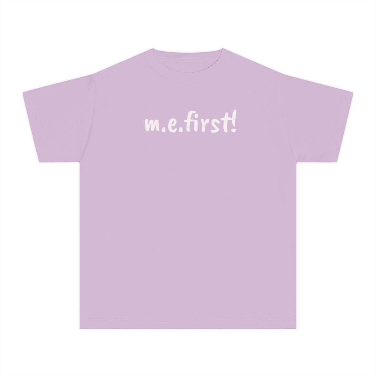 Copy of T-Shirt - m.e. first! - Fun Tee for kids - White Lettering