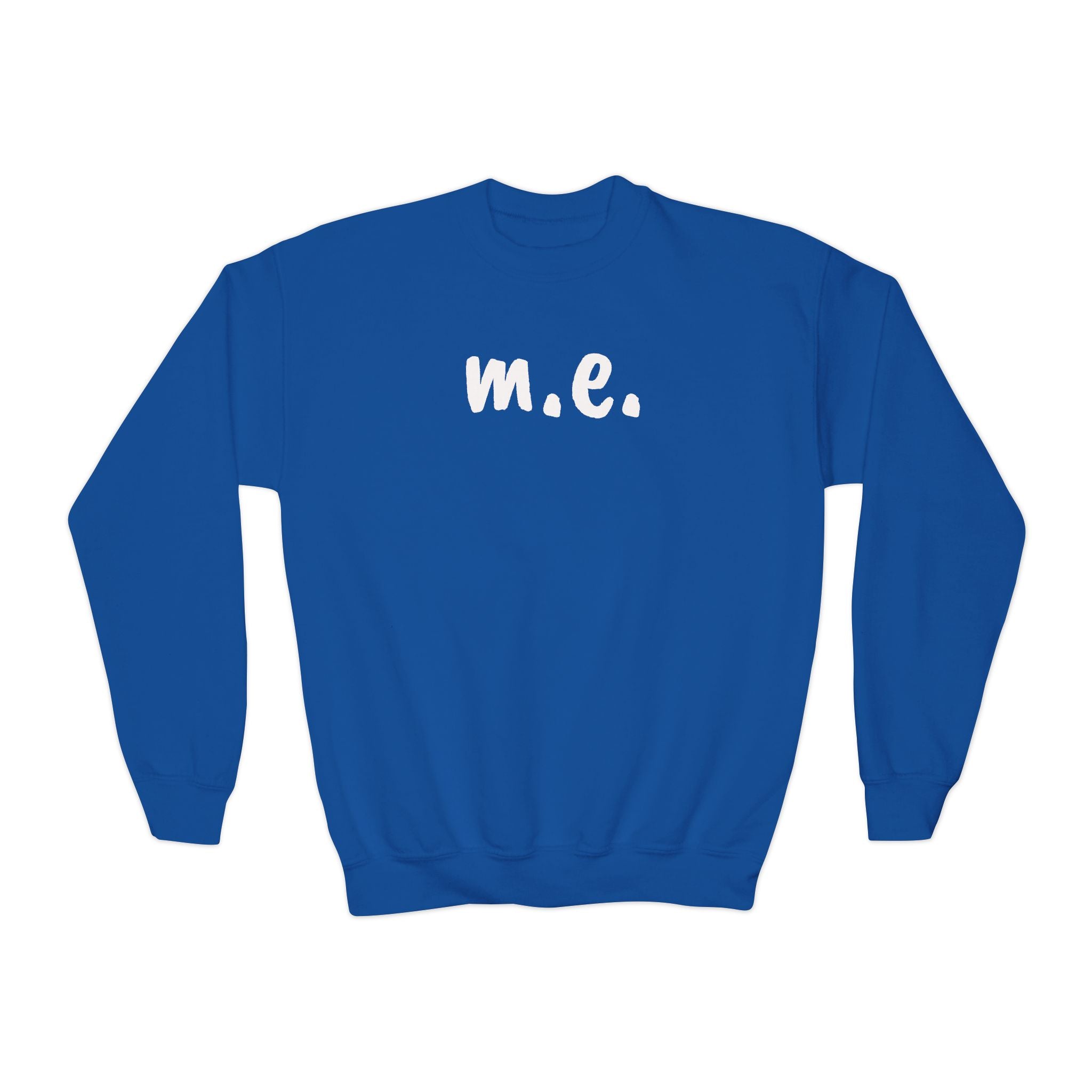Sweatshirt - Youth Crewneck - It's all about m.e.! - White Lettering