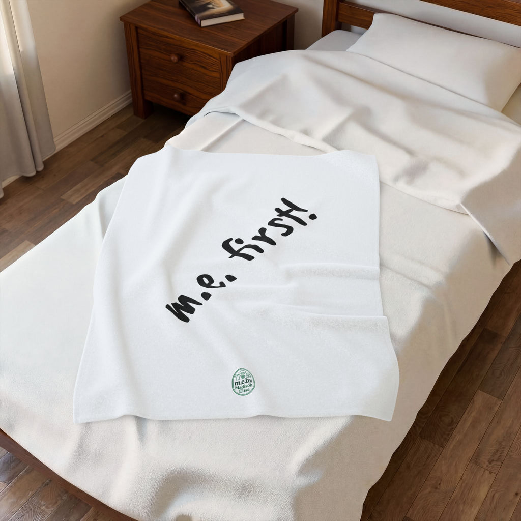 Blanket - m.e. first! - Velveteen Cozy Plush Throw