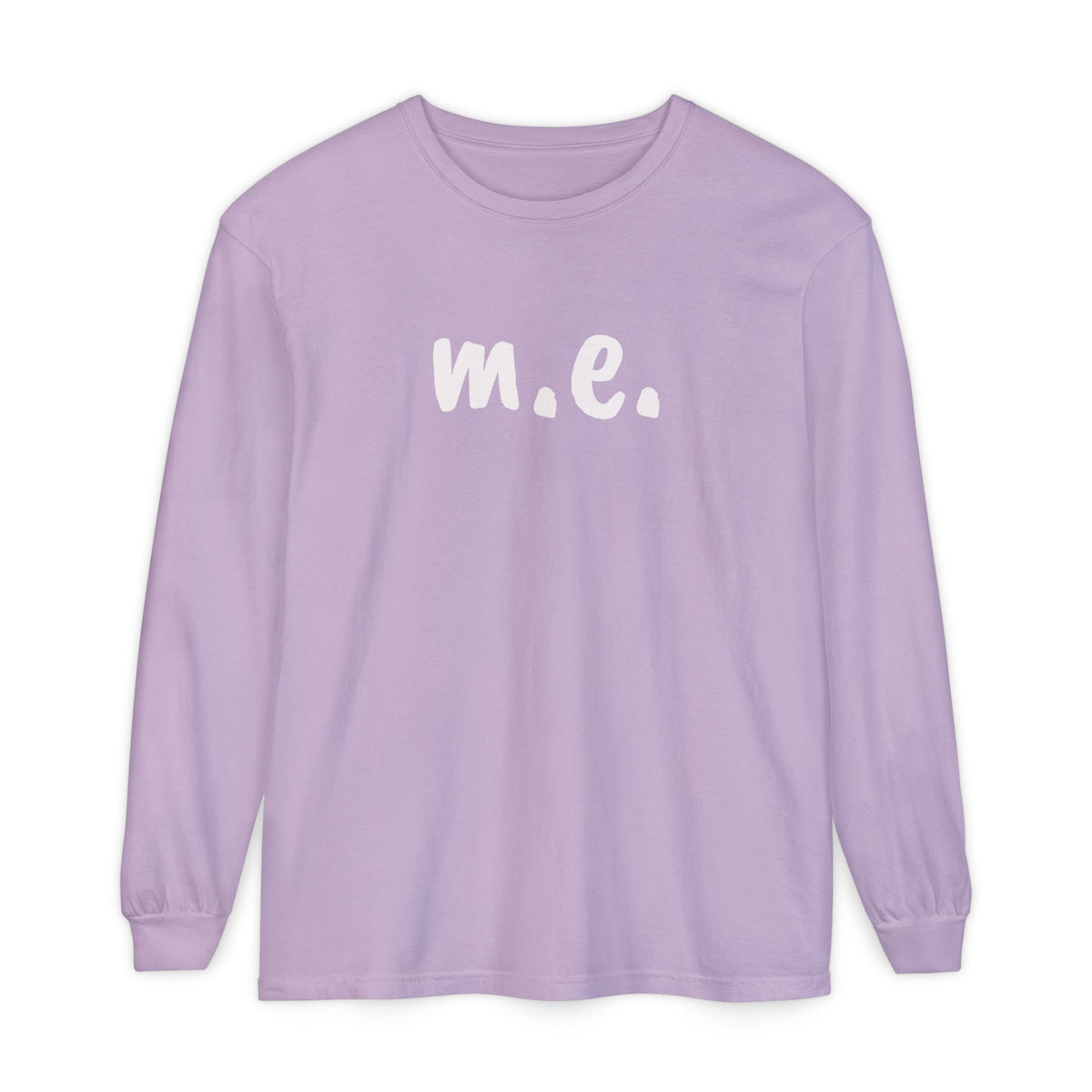 T-Shirt - Unisex Long Sleeve - m.e. - White Lettering