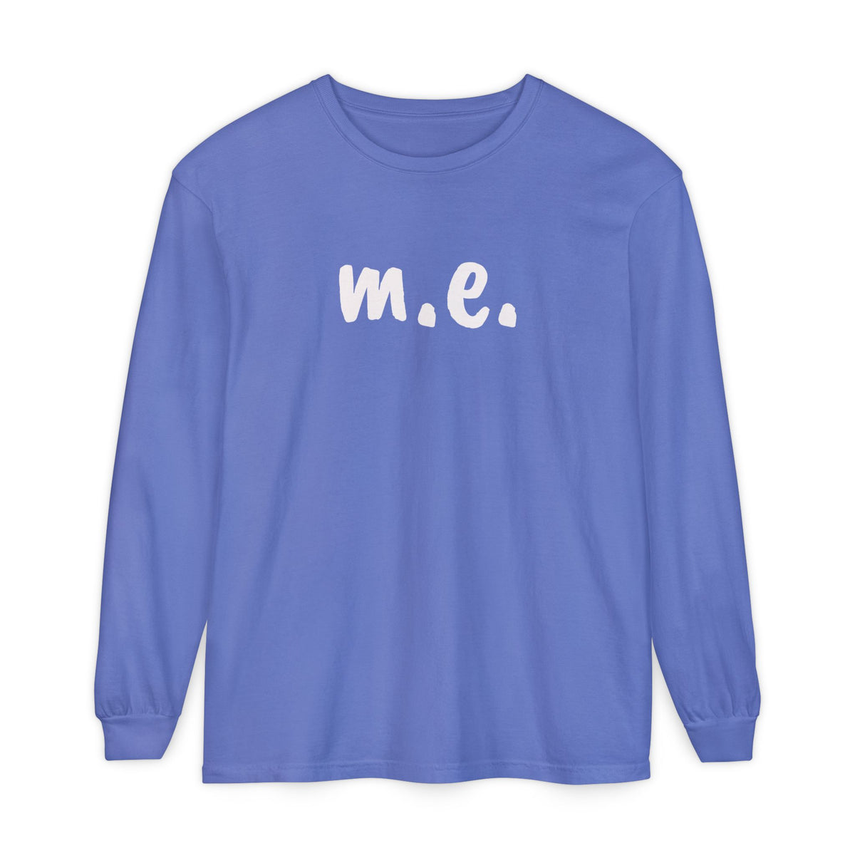 T-Shirt - Unisex Long Sleeve - m.e. - White Lettering