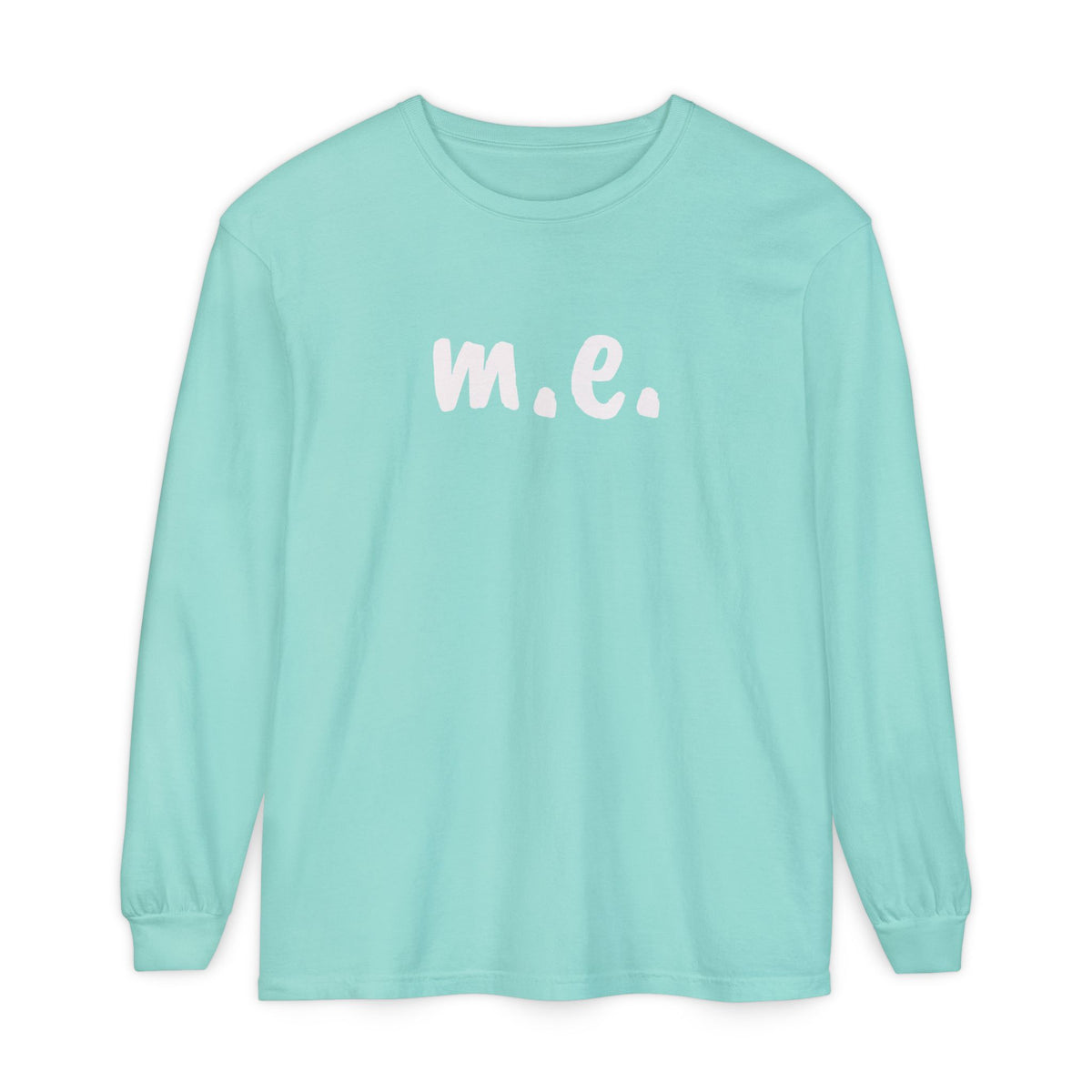 T-Shirt - Unisex Long Sleeve - m.e. - White Lettering