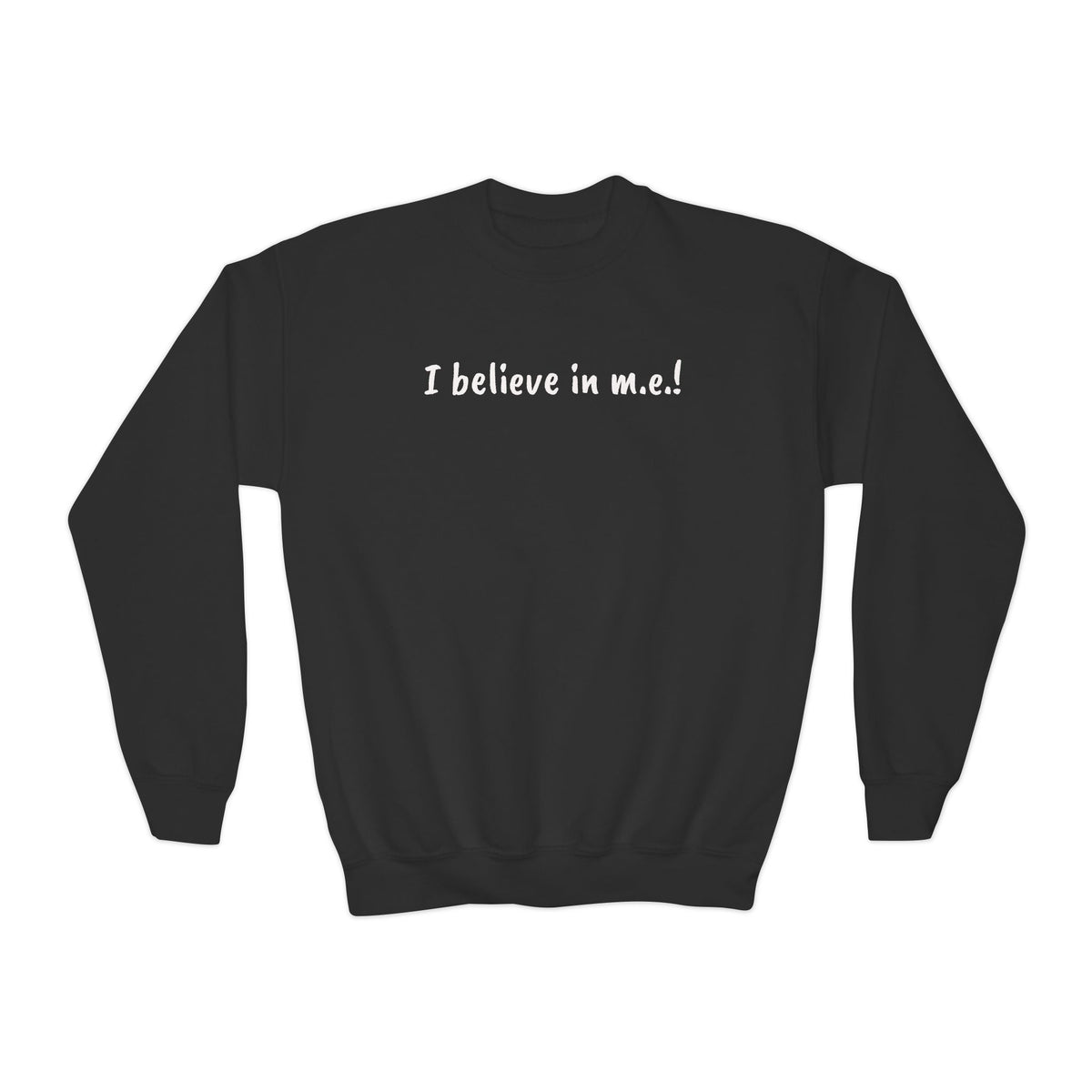 Sweatshirt - Youth Crewneck - It's all about m.e.! - White Lettering