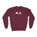 Sweatshirt - Youth Crewneck - It's all about m.e.! - White Lettering