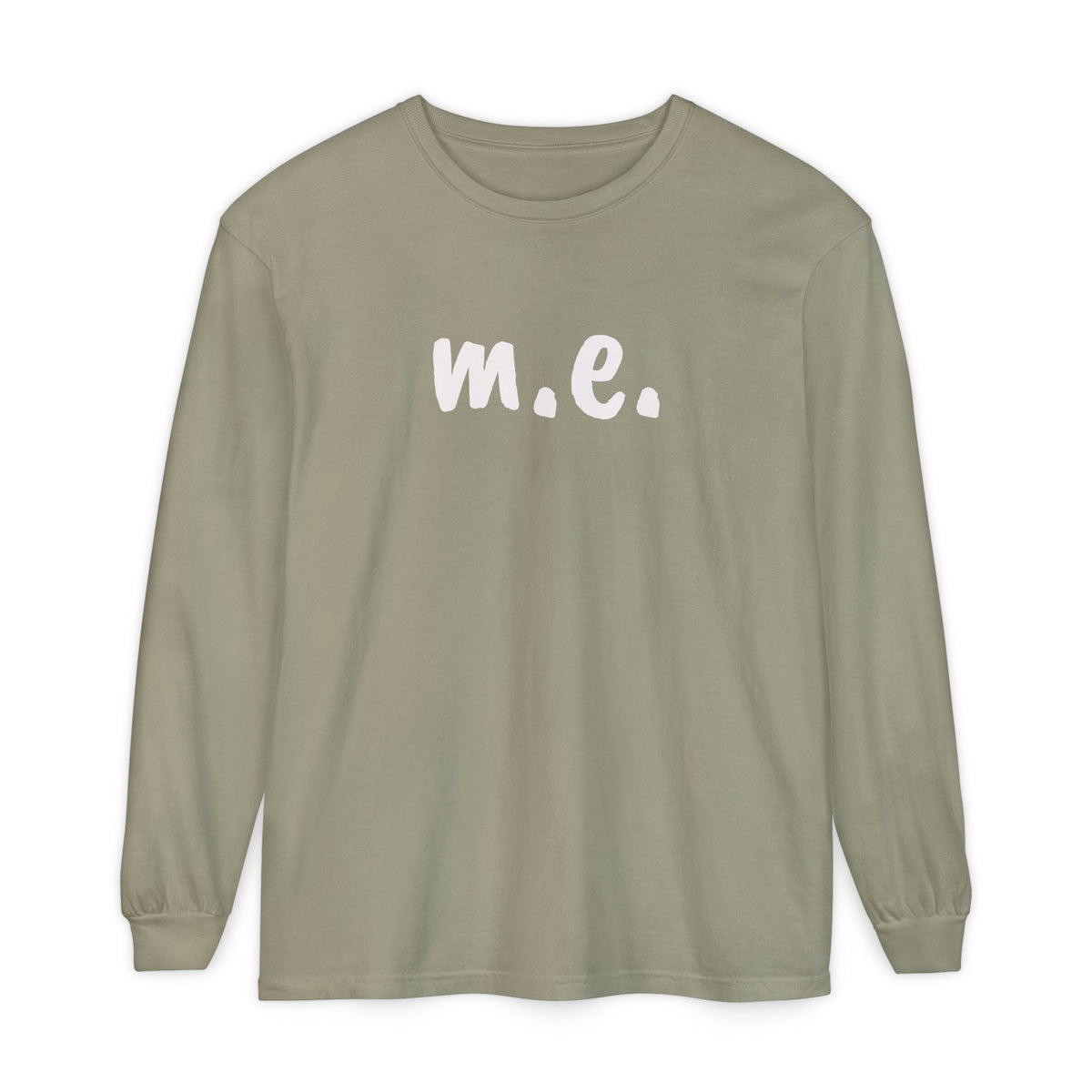 T-Shirt - Unisex Long Sleeve - m.e. - White Lettering