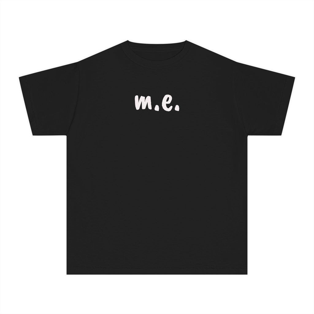 T-Shirt - m.e. - Fun Tee for kids - Black Lettering