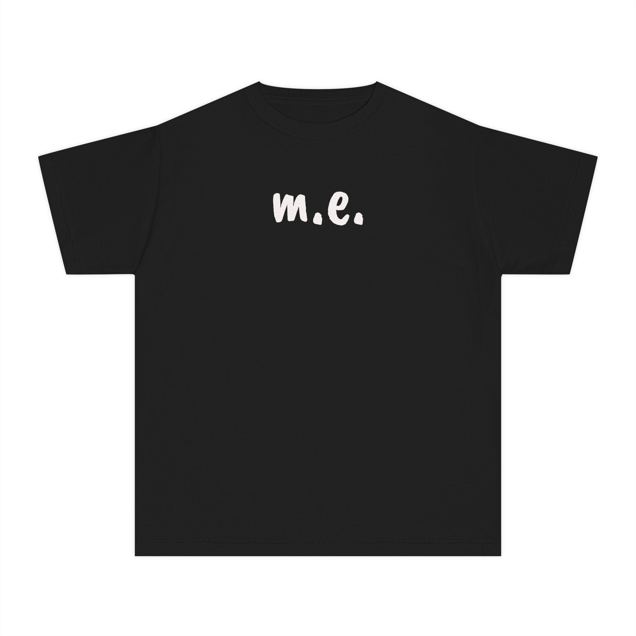 T-Shirt - m.e. - Fun Tee for kids - Black Lettering